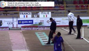 Finale tir de précision U18, Euro Jeunes, Saint-Vulbas 2018
