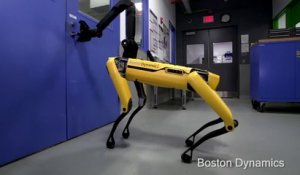 Le chien robot Boston Dynamics qui ouvre désormais des portes