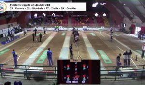 Finale tir rapide en double U18, Euro Jeunes, Saint-Vulbas 2018