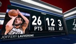 Lauvergne Scores Career-High 26 In Loss To Nuggets