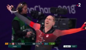 JO 2018 : Patinage de vitesse - 10 000 m Hommes. Le Canadien Ted-Jan Bloemen bat un record olympique