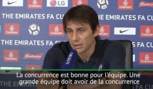 Chelsea - Conte : "La concurrence de Giroud est une bonne chose pour Morata"