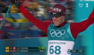 JO 2018 : Ski de fond - 15 km Hommes. La triple couronne olympique pour Dario Cologna !