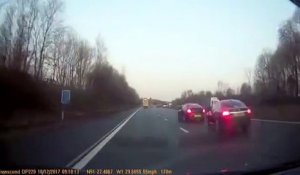 Quand un conducteur perd le contrôle sur l’autoroute