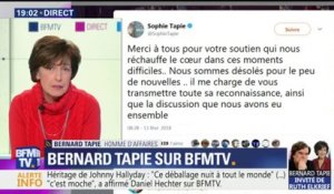 "Je suis dans une séquence un peu dure", Bernard Tapie revient sur son cancer