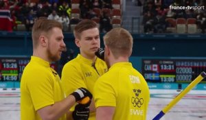 JO 2018 : Curling Hommes. La Suède prend l'avantage sur le Canada