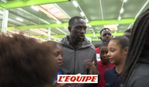 Moussa Sissoko parrain de l'EuropaCity Cup - Foot - 5 indoor