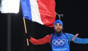 JO 2018 : Biathlon - Relais mixte : La France championne olympique !