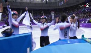 JO 2018 : Short track - Relais 3000 mètres Femmes : La Corée du Sud championne olympique !