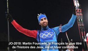 JO-2018: Fourcade devient le Français le plus titré