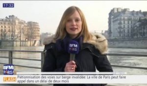 Paris : la piétonnisation des voies sur berges rive droite annulée par le tribunal administratif