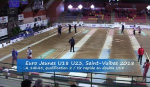 Qualification 1, tir de précision U18, Euro Jeunes, Saint-Vulbas 2018