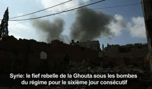 Syrie: le fief rebelle de la Ghouta sous les bombes du régime