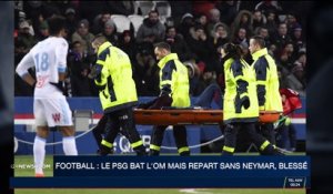 Football : le PSG bat l'OM mais repart sans Neymar, blessé