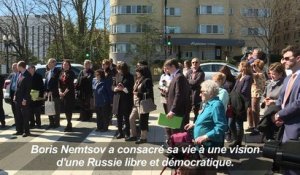 Une place "Boris Nemtsov" devant l'ambassade russe à Washington
