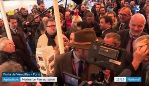 Agriculture : Marine Le Pen au salon