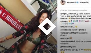 PHOTO. Delphine Wespiser fait grimper la température sur Instagram en dévoilant ses fesses
