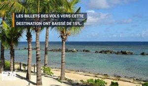 Les prix des vols vers ces destinations de vacances ont fondu