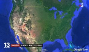 États-Unis : cinq morts à cause de la tempête Riley