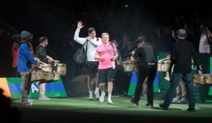 Match for Africa - Roger Federer et Bill Gates en double
