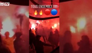 PSG : Les joueurs ont filmé l'ambiance depuis leur bus (et leur rencontre avec les ultras)