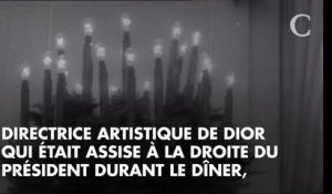 PHOTOS. Brigitte Macron : sa tenue très sophistiquée pour le dîner des créateurs à l'Elysée