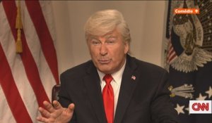 Trump s'attaque aux armes à feu, avec Alec Baldwin - Saturday Night Live en VOST