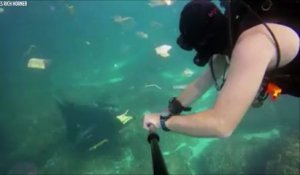 Un océan de plastique filmé en Indonésie