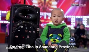 Un enfant de 3 ans fait le buzz dans "La Chine a un incroyable talent" (vidéo)