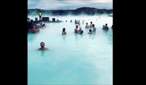 Voici le Blue Lagoon, un spa magnifique en Islande. Le rêve...