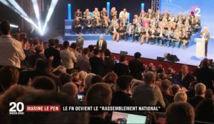 Marine Le Pen : Le FN devient le "Rassemblement national"