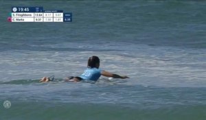 Adrénaline - Surf : Sally Fitzgibbons with an 8.17 Wave vs. C.Marks