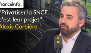 "Privatiser la SNCF, c'est leur projet", dénonce Alexis Corbière