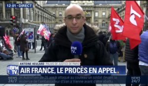 Affaire de la "chemise arrachée": le procès en appel d'ex-salariés d'Air France s'ouvre ce lundi