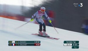 Super Combiné - Slalom. Encore de l'argent pour Arthur Bauchet - Jeux Paralympiques 2018