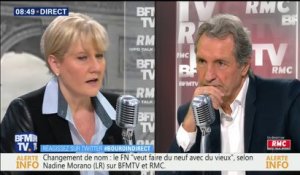 "On sacrifie nos anciens pour traiter la politique migratoire dans ce pays", a lancé Nadine Morano