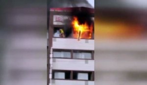 Elles survivent miraculeusement à un incendie en sautant du 5ème étage