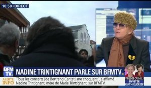 Nadine Trintignant réagit aux coups reçus par Bertrand Cantat