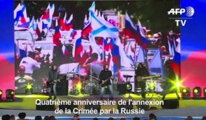 En Crimée, Poutine salue le rétablissement d'une "justice"