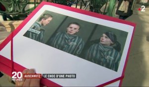 Auschwitz : le cliché recolorisé d'une jeune déportée émeut