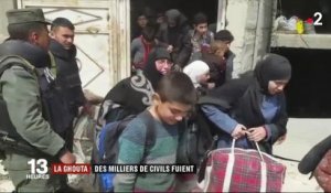 Syrie : des milliers de civils fuient la Ghouta orientale