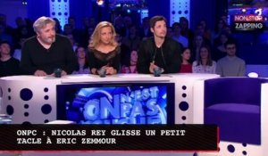 ONPC : Nicolas Rey raconte comment Eric Zemmour a fait pleurer sa grand-mère (Vidéo)