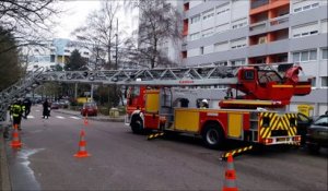 Incendie dans un immeuble du quartier Planoise à Besançon