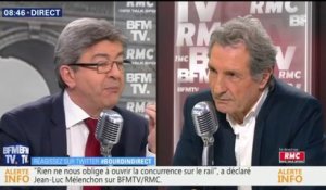 Jean-Luc Mélenchon: “La dette de la SNCF a été créée et aggravée par des décisions irresponsables"