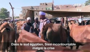 Dans le sud égyptien, Sissi incontournable malgré la crise