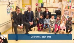 "Emmanuel Macron a la maison toute dorée…" en visite dans une école, le président a eu droit à d’étonnantes réponses