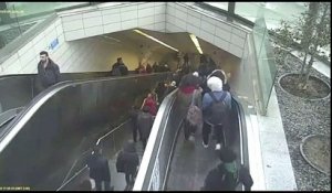 Une personne avalée par l'escalator d'une station de métro à Istanbul
