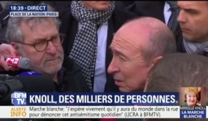 Antisémitisme: "C’est intolérable en France", dit Collomb à la marche en hommage à Mireille Knoll