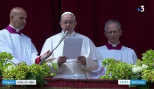 Pâques : le pape prononce une bénédiction "urbi et orbi" sous le signe de la fraternité