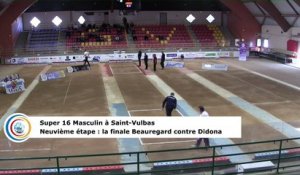 La finale, neuvième étape du Super 16 masculin,  Saint-Vulbas 2018